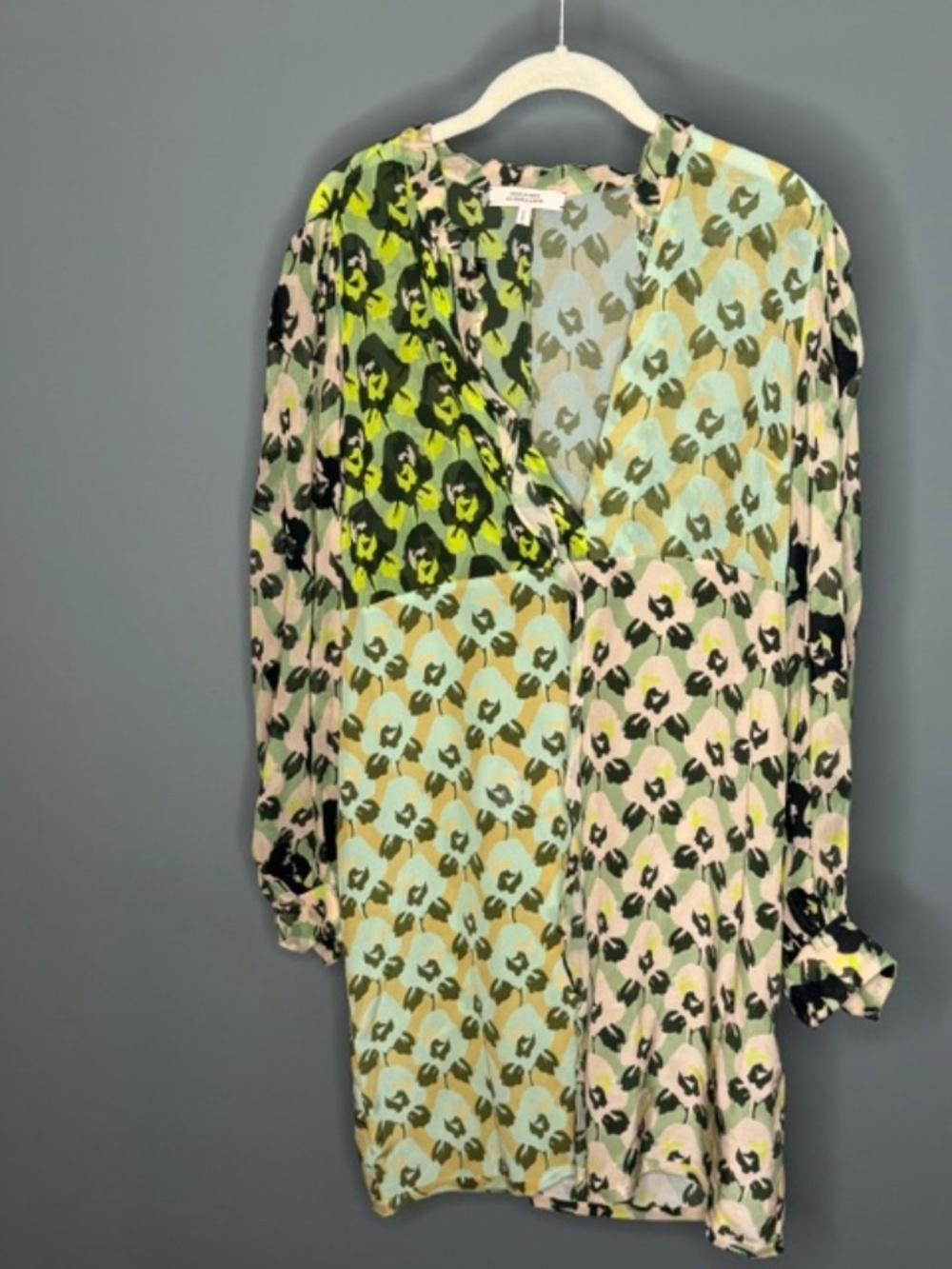 Dorothee Schumacher Silk Blend Abstract Floral Dress Size 8